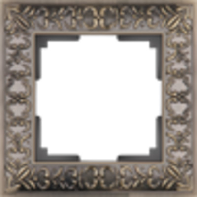 WL07-Frame-01/Рамка на 1 пост (бронза) Antik