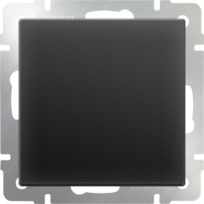 WL08-SW-1G/Выключатель одноклавишный (черный матовый)