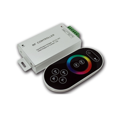 RGB Контроллер сенсорный с RF пультом 8 кнопок 24A (12-24V, 288W)