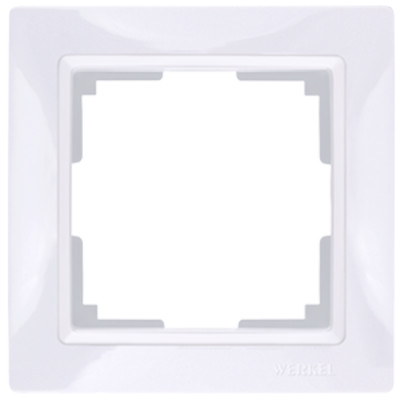 WL03-Frame-01/ Рамка на 1 пост (белый, basic)