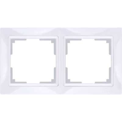 WL03-Frame-02/ Рамка на 2 поста (белый, basic)
