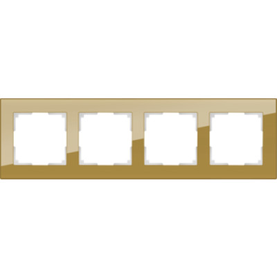 WL01-Frame-04 / Рамка на 4 поста (бронзовый)