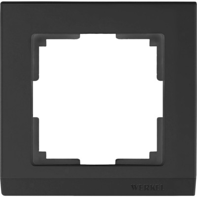 WL04-Frame-01-black /Рамка на 1 пост (черный) Stark