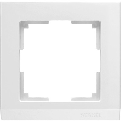 WL04-Frame-01-white / Рамка на 1 пост (белый) Stark