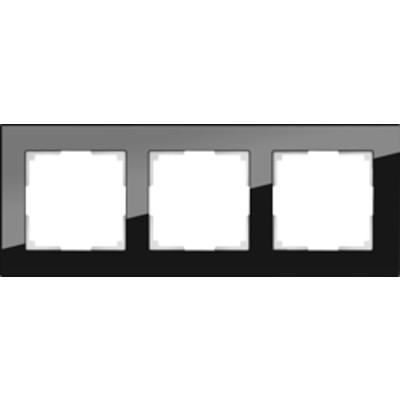 WL01-Frame-03 / Рамка на 3 поста (черный) Favorit