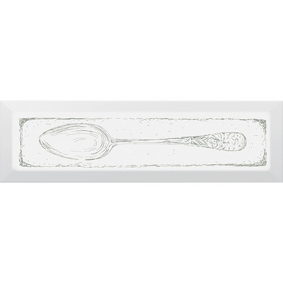 Декор Spoon зелёный 8,5х28,5