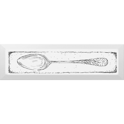 Декор Spoon чёрный 8,5х28,5