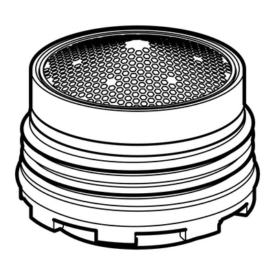 Аэратор, к смесителям для умывальников Geberit Piave и Brenta: Расход воды=1.9л/мин, Модель=Неподвижно закрепленный