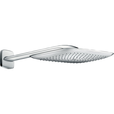 Hansgrohe 27437000 Верхний душ PuraVida 400 мм, держатель 387 мм, 1/2