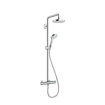 Душевая система со смесителем термостат Hansgrohe 27253400 HG Croma Select S 180 Showerpipe