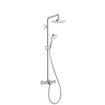 Душевой комплект с изливом Hansgrohe 27352400 Croma Select E 180 2jet Showerpipe