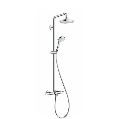 Душевой комплект Hansgrohe 27351400 Croma Select S 180 2jet Showerpipe, белый/хром