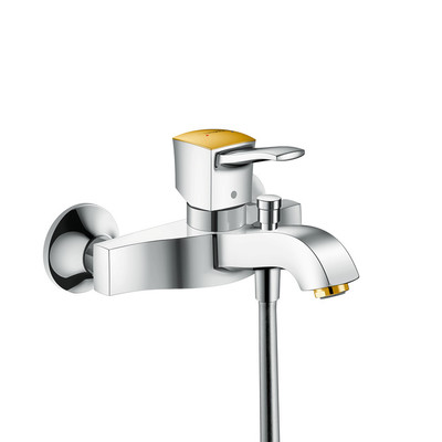 Смеситель для ванны Hansgrohe 31340090 Metropol Classic, хром/золото