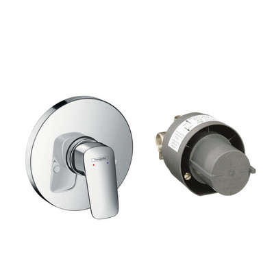 Смеситель для душа Hansgrohe 71666000 Logis (внешняя+скрытая часть)