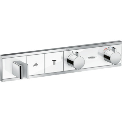 Hansgrohe 15355400 RainSelect Термостат, скрытого монтажа, для 2 потребителей, белый/хром