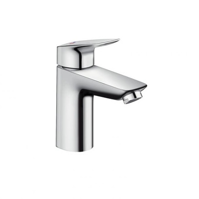 Смеситель для раковины Hansgrohe Logis 71102000, однорычажный c донным клапаном, версия CoolStart