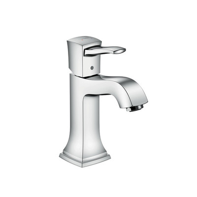 Смеситель для раковины Hansgrohe 31300000 Metropol Classic 110, со сливным гарнитуром, хром