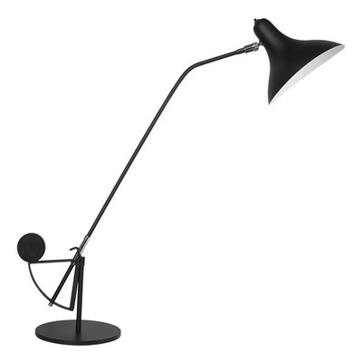 764907 (MТ14003041-1А) Настольная лампа MANTI 1х40W E14 Black (в комплекте)