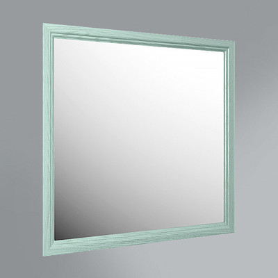 панель с зеркалом Provence, 80 см зеленый
