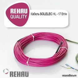 Rehau кабель 2-х-жильный 1390W 80м 7,5-10кв под стяжку