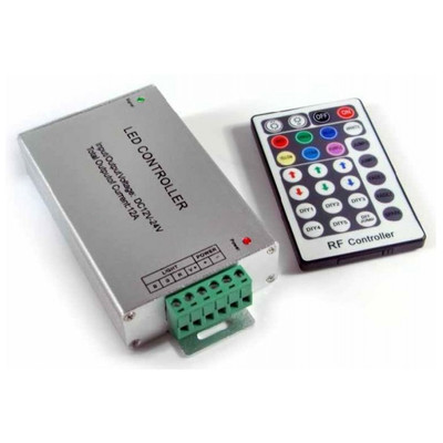 RGB Контроллер с RF радио пультом 20 кнопок 18А (12-24V,180-360W)